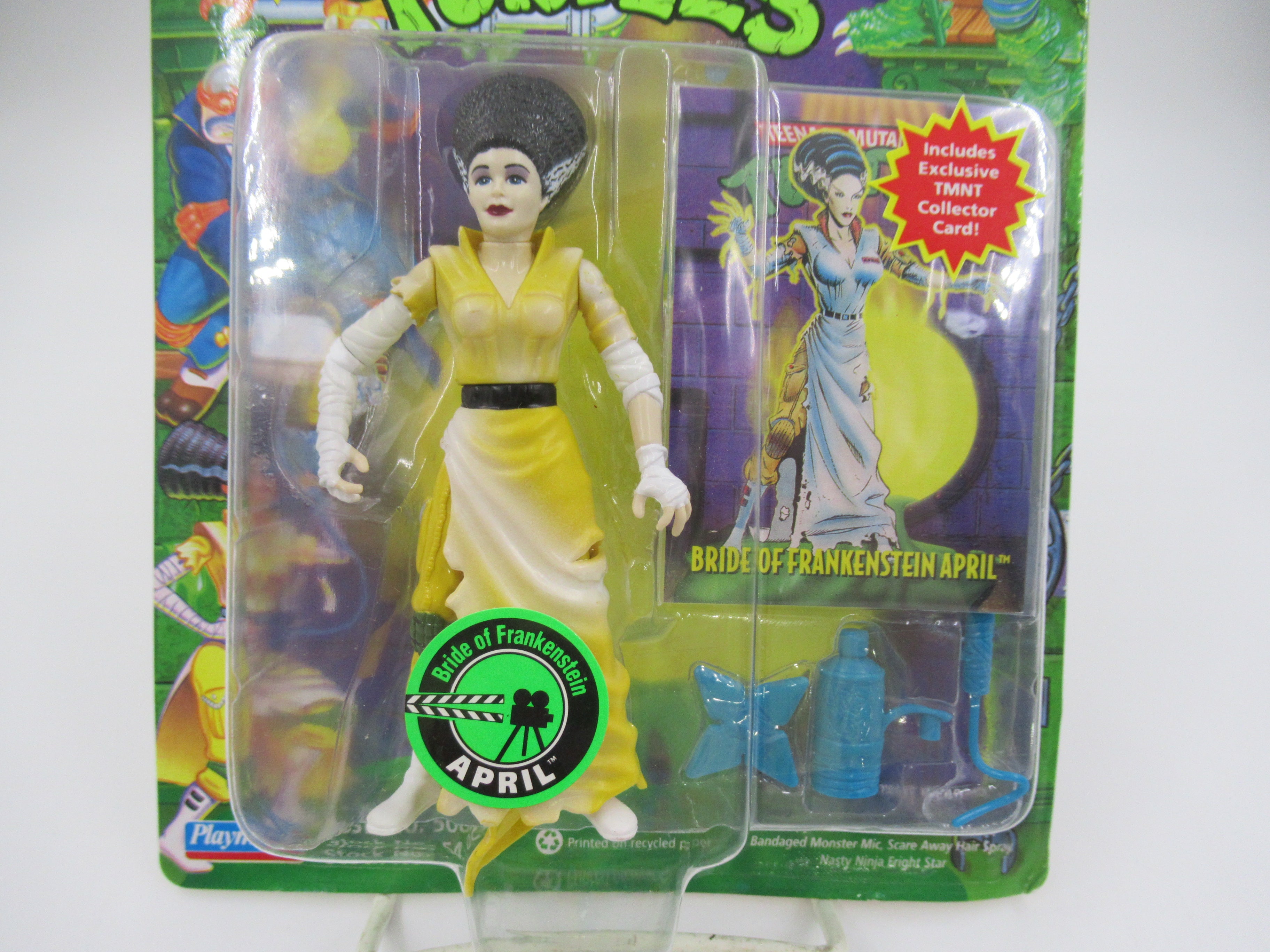 Teenage Mutant Ninja Turtles Bride of Frankenstein April Universal Monsters Series II 4.5" Figure TMNTs - Playmates (1994)